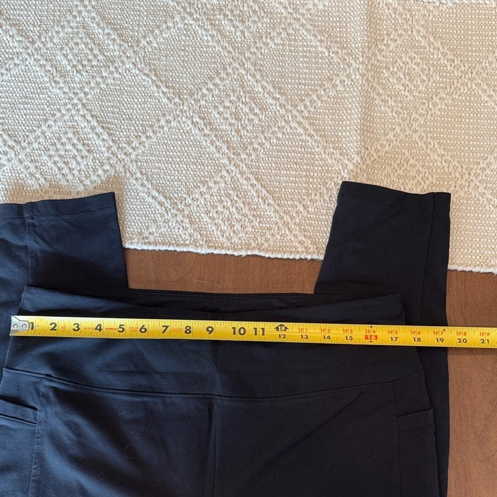 EUC T by Talbots Black Leggings SZ XL - Picture 3 of 14